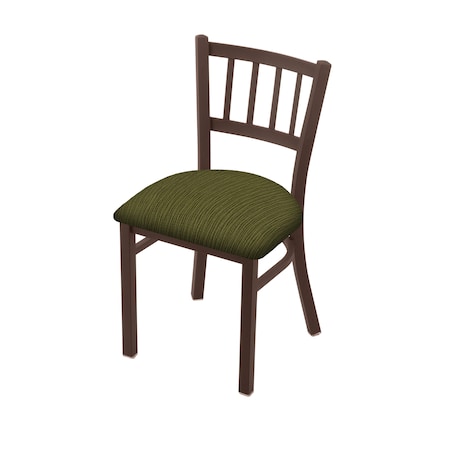 Holland Bar Stool Co 610 Contessa 18" Chair with Bronze Finish and Graph Parrot Seat 61018BZ015